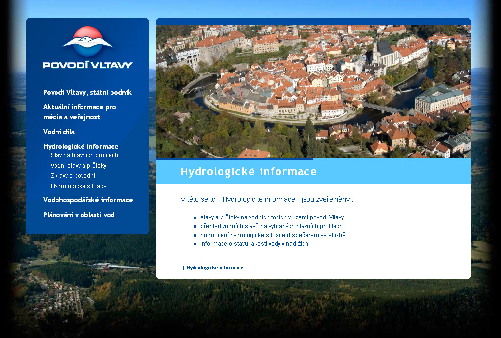 Povodí Vltavy má nový web
