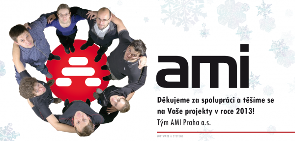 AMI Praha přeje krásné Vánoce a šťastný Nový rok!